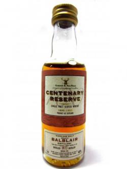 Balblair Centenary Reserve Miniature 1973 22 Year Old