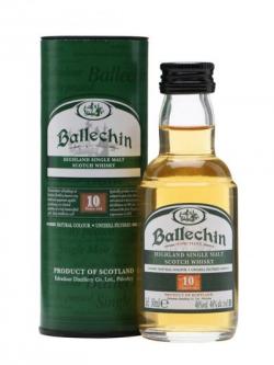 Ballechin 10 Year Old / Heavily Peated / Miniature Highland Whisky