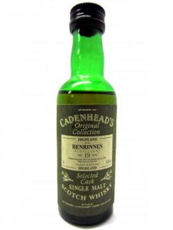 Benrinnes Cadenheads Original Collection Miniature 1971 19 Year Old