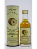 A bottle of Benrinnes Single Highland Malt Miniature 1982 16 Year Old