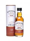 A bottle of Bowmore 15 Year Old / Darkest Miniature