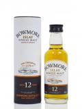 A bottle of Bowmore Islay Single Malt Miniature 12 Year Old 2866