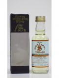 A bottle of Bowmore Islay Single Malt Miniature 1992 12 Year Old