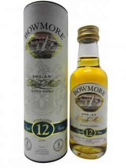 Bowmore Islay Single Malt Miniature Old Style 12 Year Old