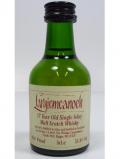 A bottle of Bowmore Largiemeanoch Miniature 17 Year Old