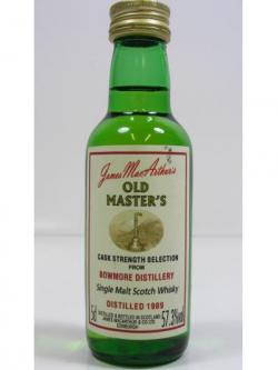 Bowmore Old Masters Miniature 1989