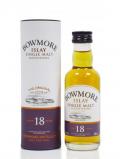 A bottle of Bowmore Single Malt Miniature 18 Year Old