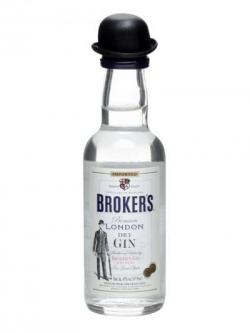 Broker's Export Gin Miniature