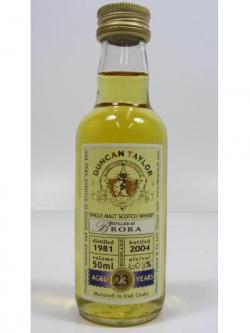 Brora Silent Single Highland Malt Miniature 1981 23 Year Old