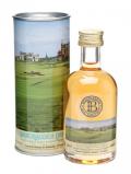 A bottle of Bruichladdich Links'The Old Course St. Andrews' Miniature Islay Whisky