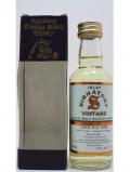 A bottle of Caol Ila Islay Single Malt Miniature 1994 10 Year Old