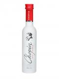 A bottle of Chopin Rye Vodka Miniature