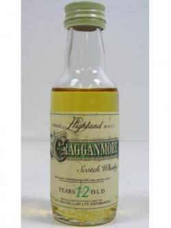Cragganmore Single Highland Malt Miniature 12 Year Old