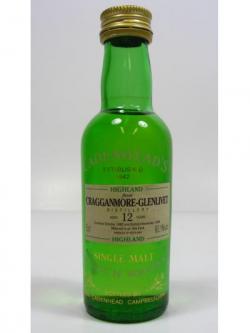 Cragganmore Single Highland Malt Miniature 1982 12 Year Old