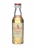 A bottle of Dewar's White Label Miniature Blended Scotch Whisky Miniature