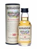 A bottle of Edradour 10 Year Old Miniature