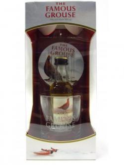 Famous Grouse Miniature Coaster Glass Gift Set