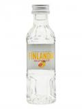 A bottle of Finlandia Grapefruit Vodka Miniature