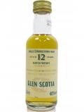 A bottle of Glen Scotia Campbeltown Single Malt Miniature 12 Year Old 1668