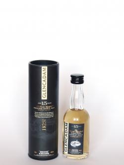 Glencadam 15 Year Old Miniature Highland Single Malt Scotch Whisky Front side