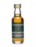 A bottle of Glendronach 15 Year Old Revival Miniature