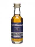 A bottle of Glendronach 18 Year Old Allardice Miniature