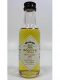 A bottle of Glendullan Scotts Selection Miniature 1981 19 Year Old