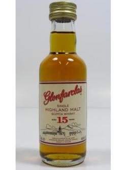 Glenfarclas Single Highland Malt Miniature 15 Year Old