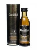 A bottle of Glenfiddich 18 Year Old Miniature