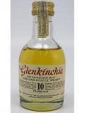 A bottle of Glenkinchie Lowland Single Malt Miniature 10 Year Old