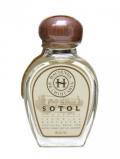 A bottle of Hacienda de Chihuahua Sotol Reposado Miniature