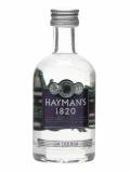 A bottle of Hayman's 1820 Gin Liqueur Miniature