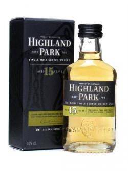 Highland Park 15 Year Old Miniature