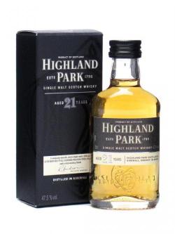 Highland Park 21 Year Old Miniature Island Single Malt Scotch Whisky