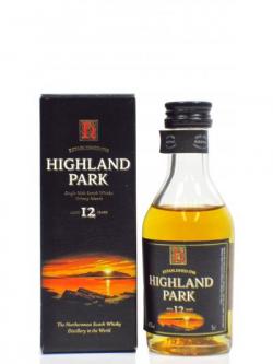 Highland Park Single Highland Malt Miniature 12 Year Old