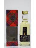 A bottle of Inverleven Silent Lowland Single Malt Miniature 1990