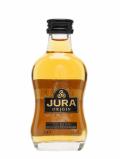 A bottle of Isle of Jura 10 Year Old Miniature Island Single Malt Scotch Whisky