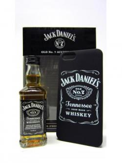 Jack Daniels Miniature Apple Iphone 4 Case Gift Set