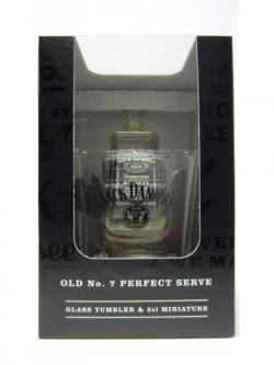 Jack Daniels Miniature Branded Glass Tumbler Gift Set
