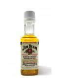 A bottle of Jim Beam Kentucky Straight Miniature 4 Year Old 3963