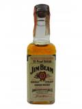 A bottle of Jim Beam Kentucky Straight Miniature 4 Year Old