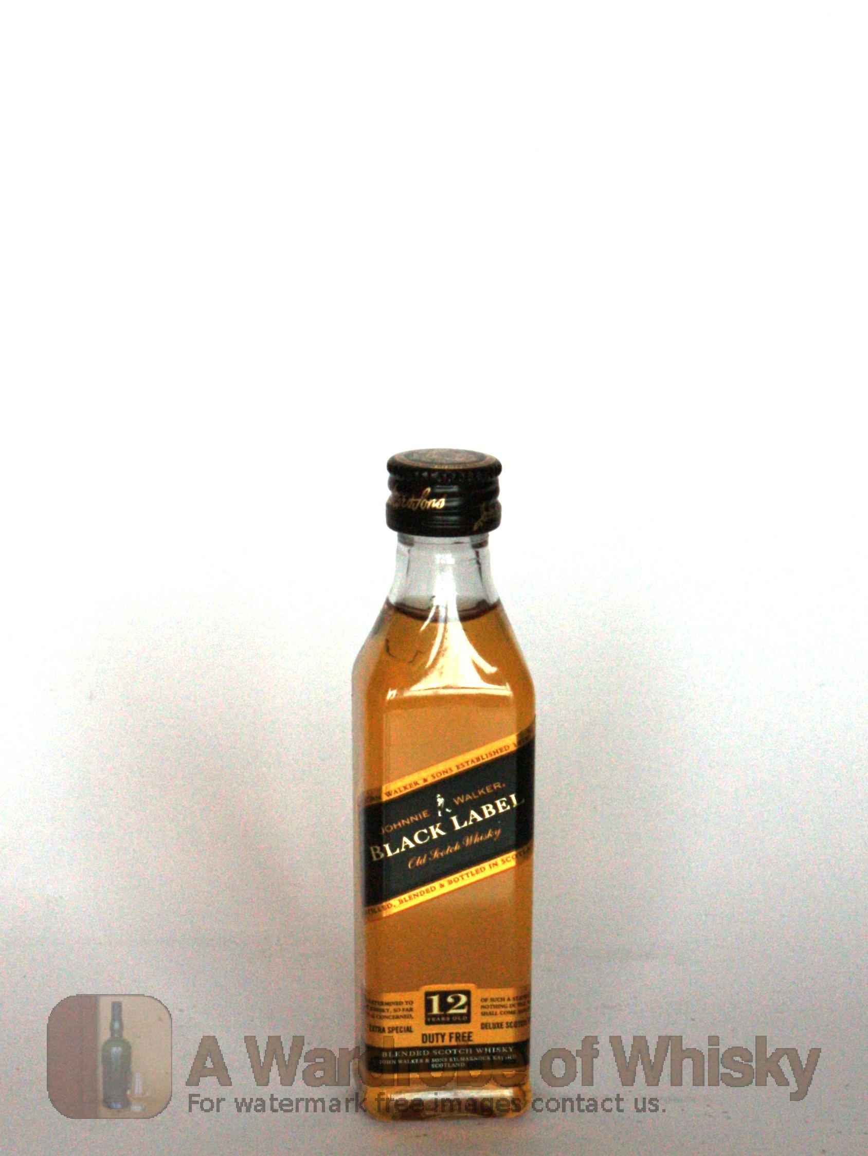 Miniature of Johnnie Walker Black Label Duty Free Blended