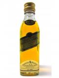 A bottle of Johnnie Walker Gold Label Miniature