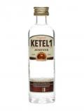A bottle of Ketel One Jenever Miniature