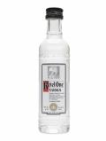 A bottle of Ketel One Vodka Miniature