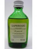 A bottle of Laphroaig Islay Single Malt Miniature 10 Year Old 2965