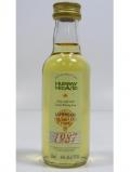 A bottle of Laphroaig Islay Single Malt Miniature 1987 13 Year Old