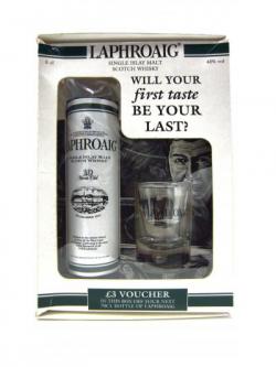 Laphroaig Miniature Promo Pack Glass 10 Year Old