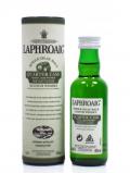 A bottle of Laphroaig Quarter Cask Miniature