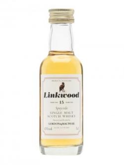 Linkwood / 15 Year Old Miniature / Gordon& Macphail Speyside Whisky